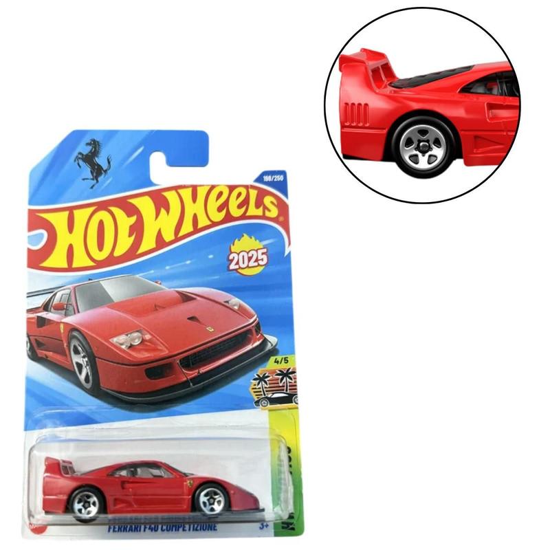 ミニカー Hotwheels 2025 Ferrari F40 competizione Hot Wheels Ferrari F40 Competizione 2025 Amarelo - Brinquedos e